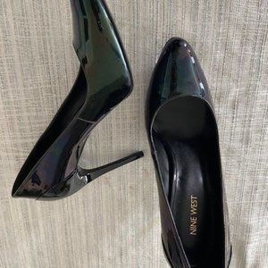 Nine West, Black Iridescent Heels